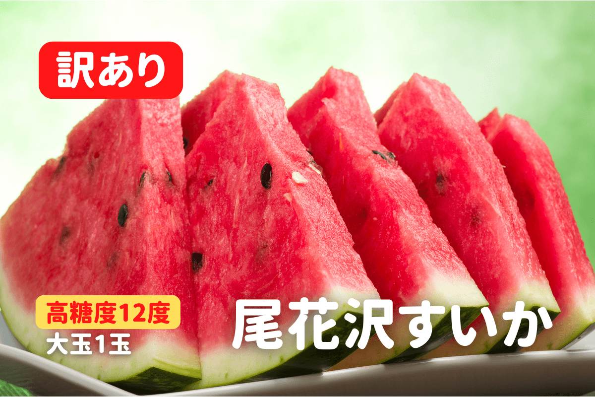 尾花沢すいか 訳あり 大玉・1玉